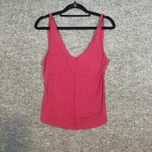 Free People Shirt Womens‎ XS Pink Tank Top Sleeveless Tshirt Oversized Boho
